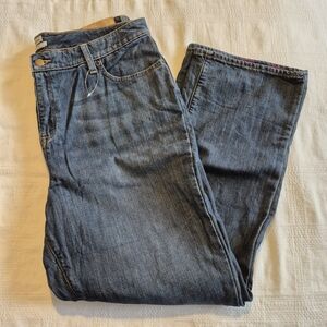 L. L. Bean women's size 16 petit Classic Blue Denim flannel lined jeans, NEW